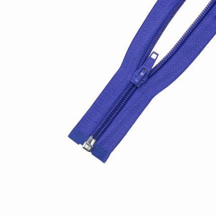 70CM OPEN END ZIP -  PURPLE - (10)
