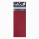 OXFORD 144 QUEEN FITTED SHEET - RED