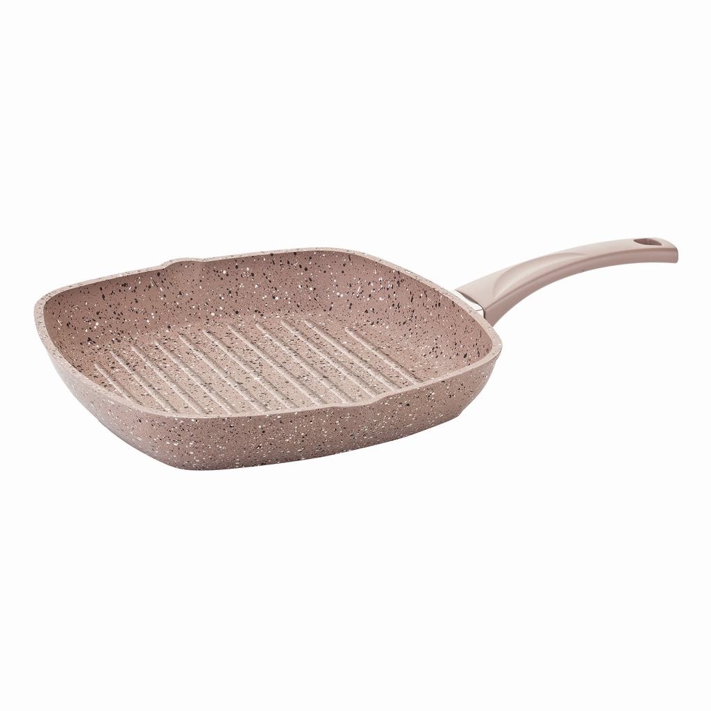 OMS2D32122D285FBR.jpg GRILL FRYPAN 28CM BROWN - Image 1