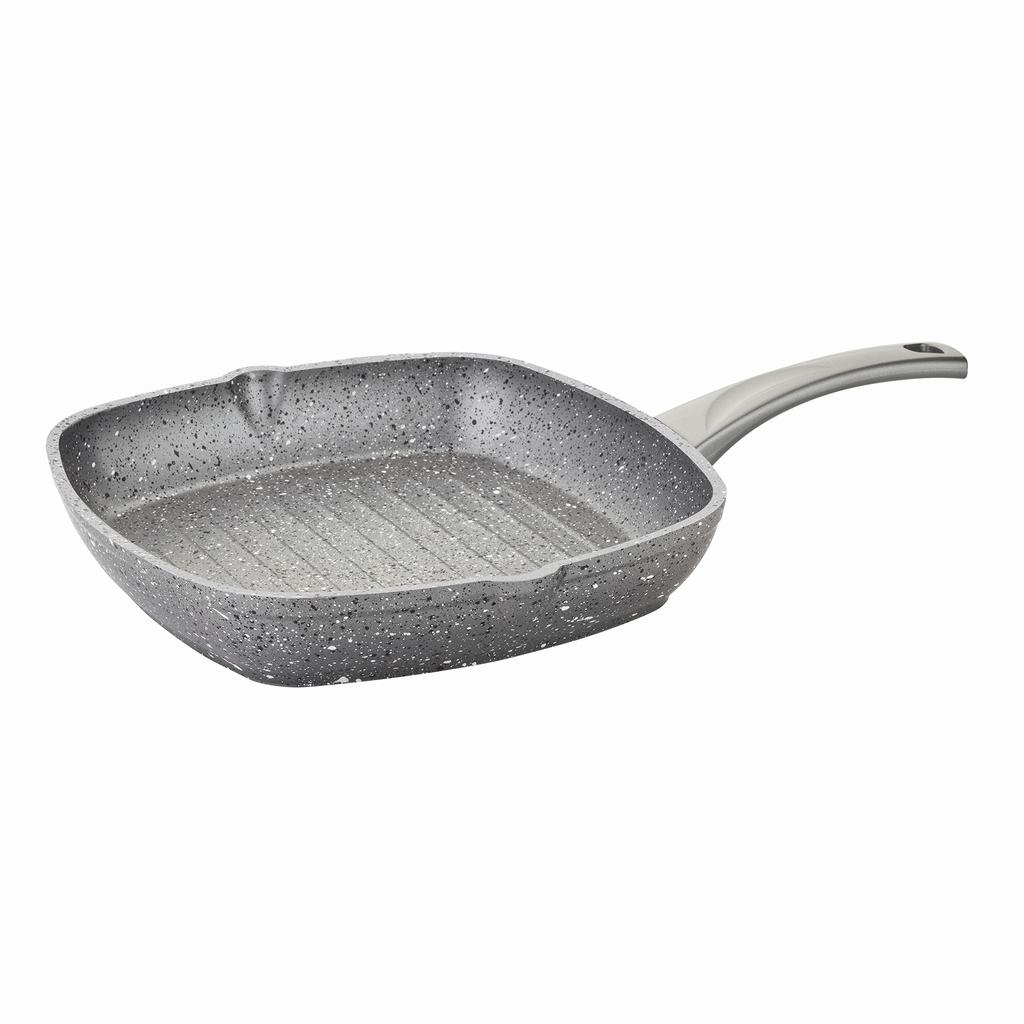 OMS2D32122D285FGR.jpg GRILL FRYPAN 28CM GREY - Image 1