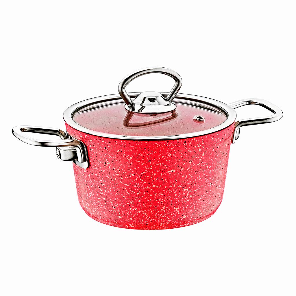 OMS31112D165FR231.jpg 16CM DEEP MINI CASSEROLE RED - Image 1