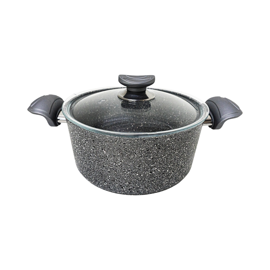 OMS31112D225FG231.jpg DEEP CASSOROLE 22CM GREY - Image 1