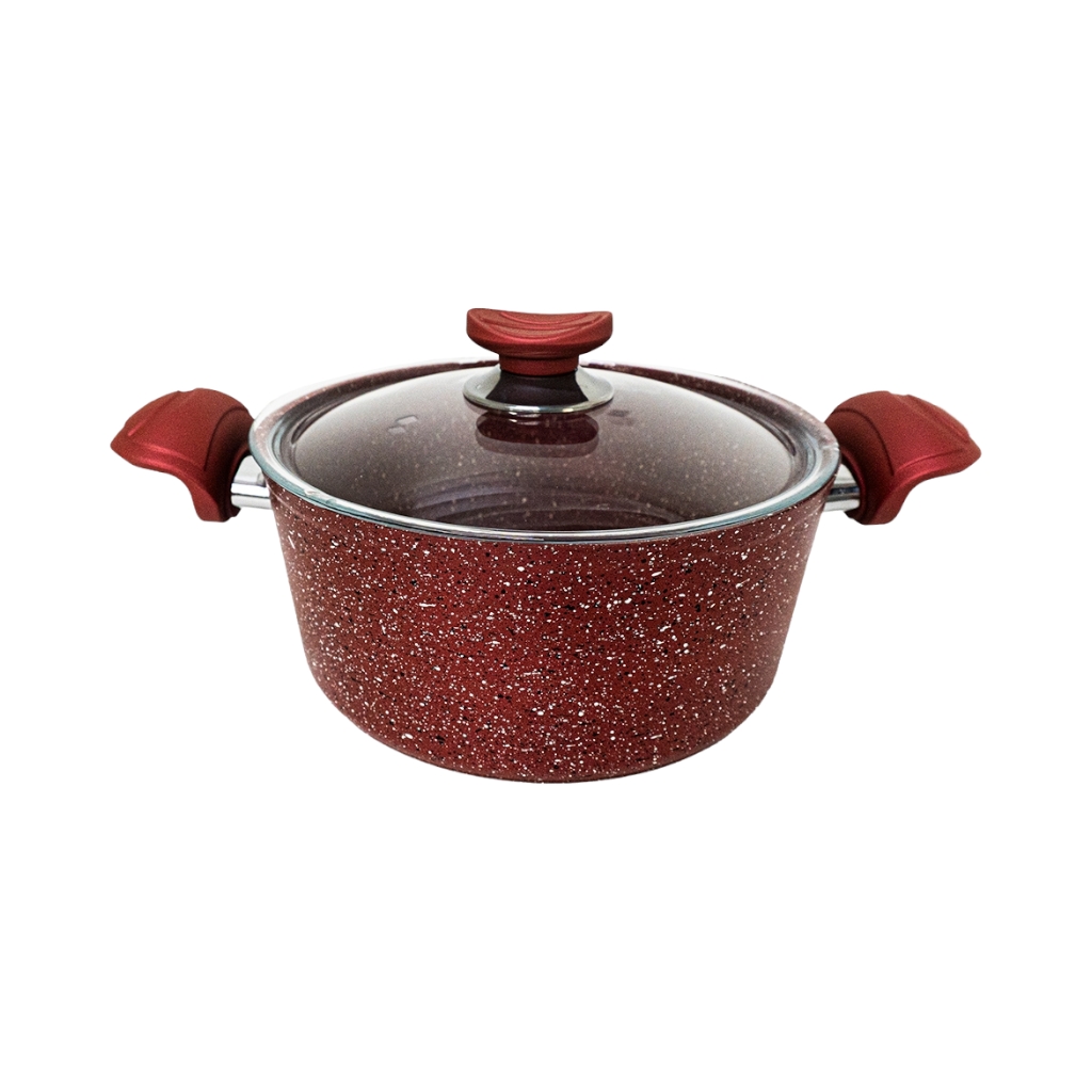 OMS31112D225FR231.jpg DEEP CASSOROLE 22CM RED - Image 1