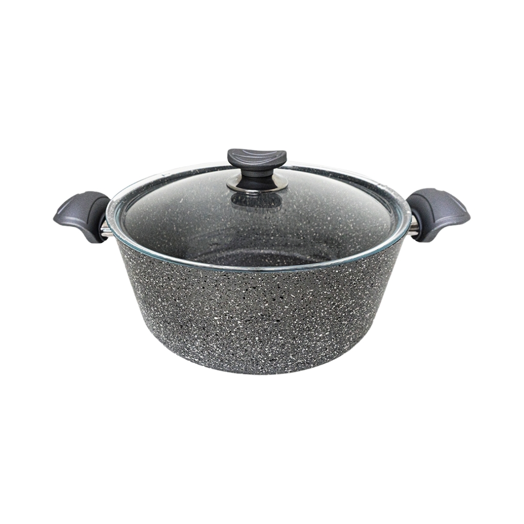 OMS31112D305FG231.jpg DEEP CASSOROLE 30CM GREY - Image 1