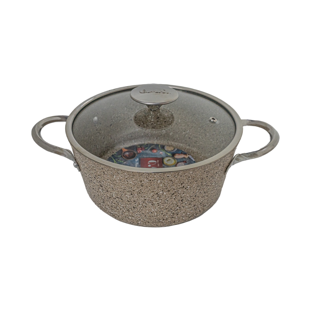 OMS31162D205FBE231.jpg DEEP CASSOROLE INDUCTION 20CM -BEIGE - Image 1