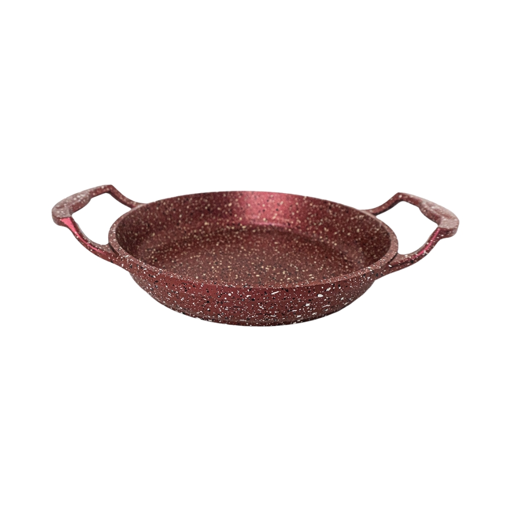 OMS32482D185FR231.jpg GRANITE EGG PAN 18CM -RED - Image 1