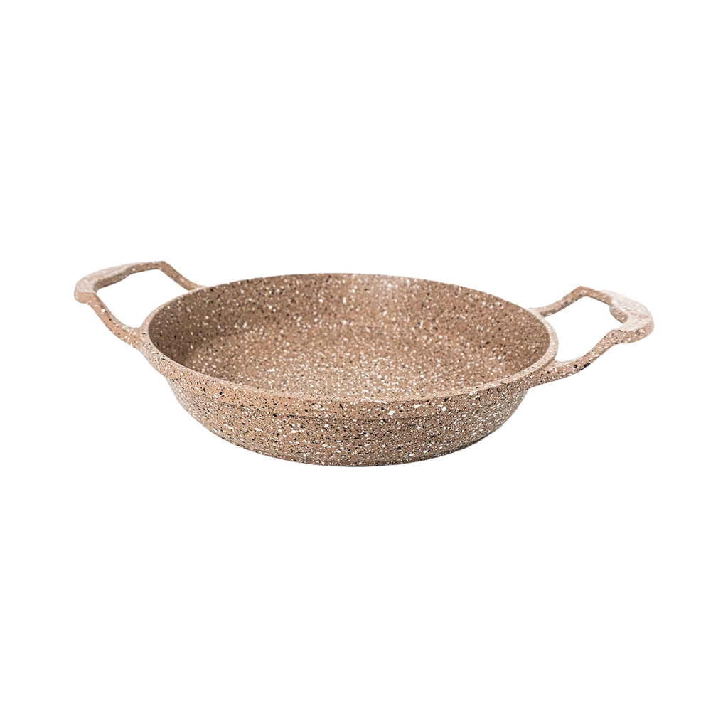 OMS32482D225FBE231.jpg GRANITE EGG PAN 22CM -BEIGE - Image 1