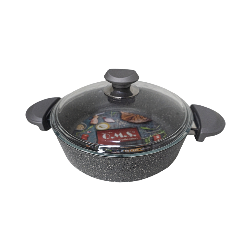 OMS33102D245FG231.jpg LOW CASSOROLE 24CM -GREY - Image 1