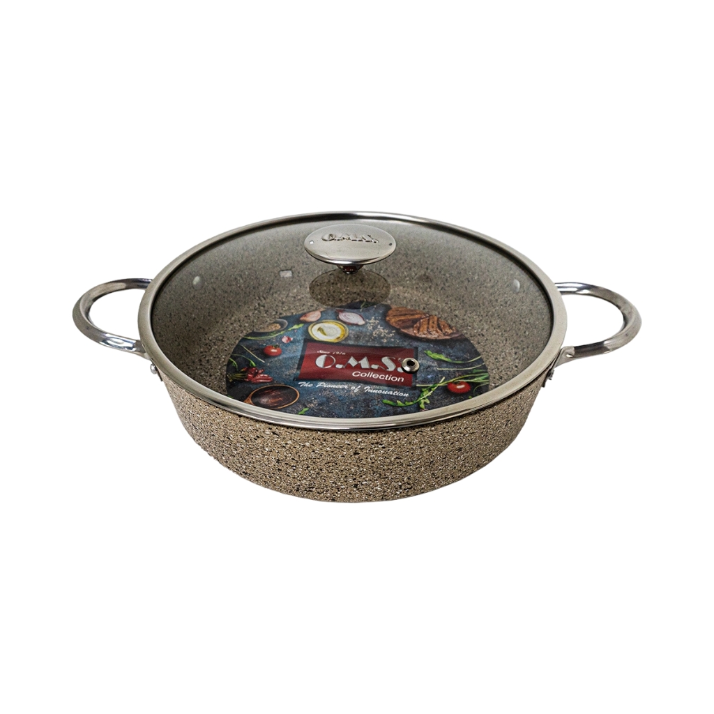 OMS33162D285FBE231.jpg LOW CASSOROLE INDUCTION 28CM -BEIGE - Image 1