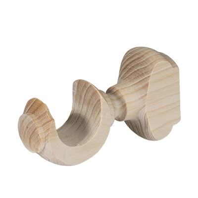 34MM WOODEN BRACKT - MAHOGANY