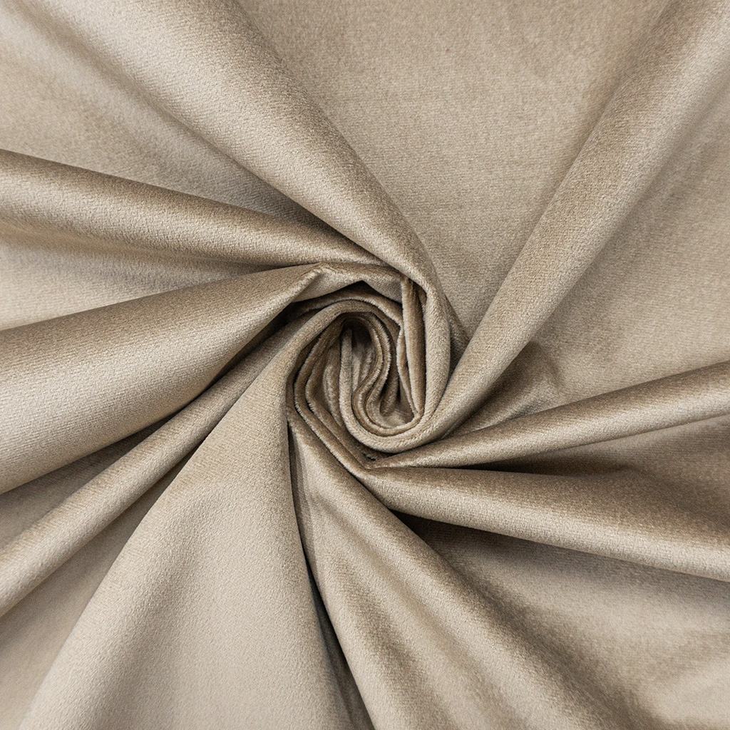 P2DVS5FST232.jpg PLAIN VELVET (140CM)(STONE) - Image 2