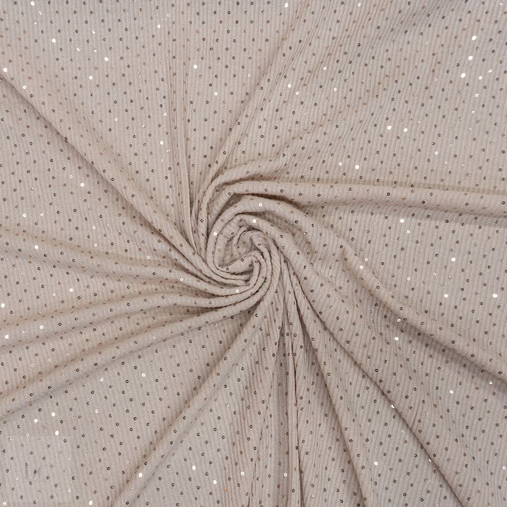 P42815FCREAM232.jpg RIB JERSEY SPANGLE EMB - Image 2
