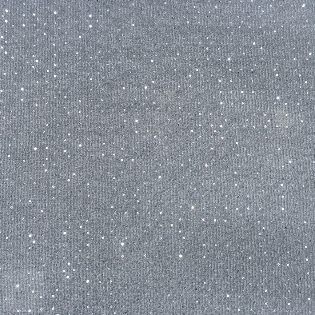 P42815FGREY231.jpg RIB JERSEY SPANGLE EMB - Image 1