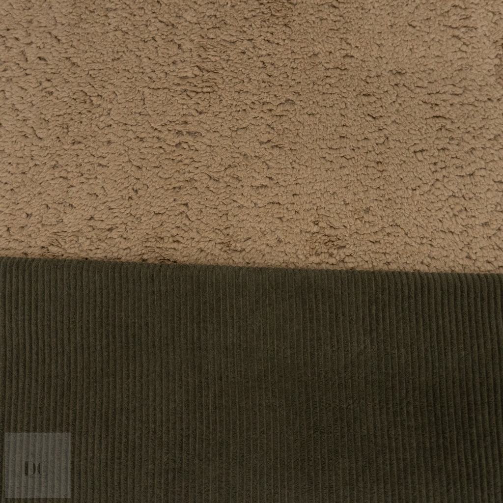 P42895FOLIVE232.jpg COURDUROY SHEARLING - Image 2