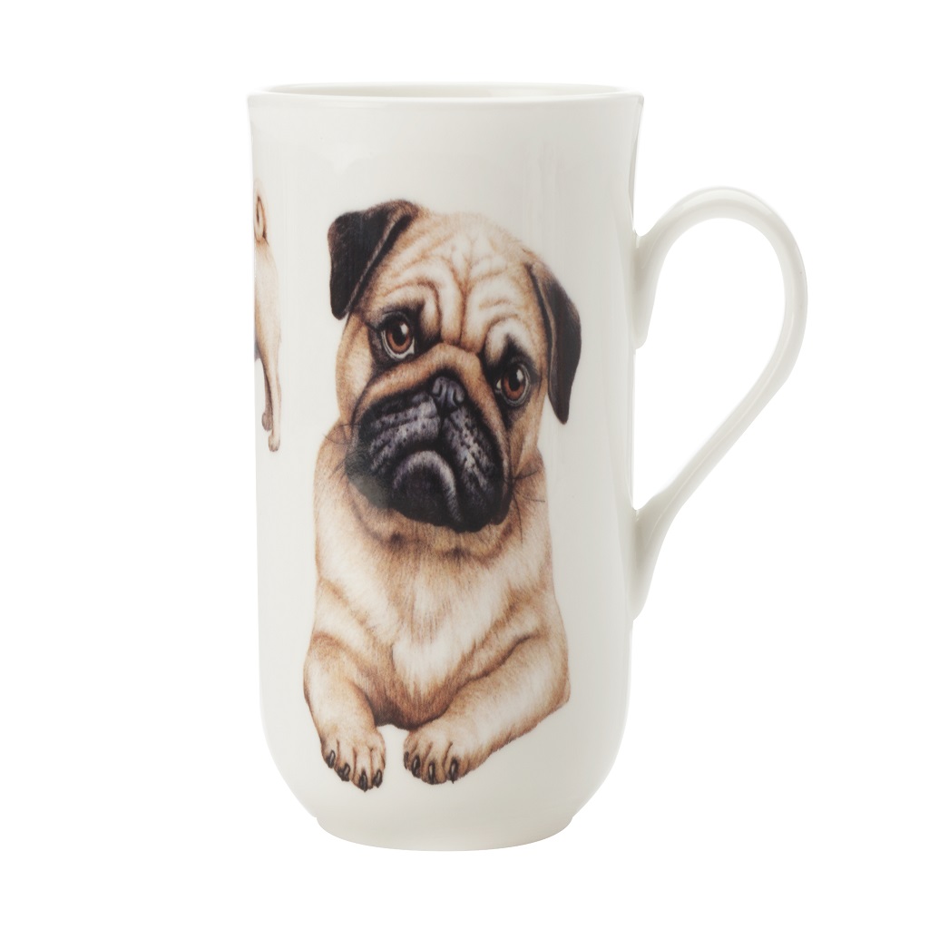 PB0707.jpg CMR DOG PUG MUG 300ML - Image 1