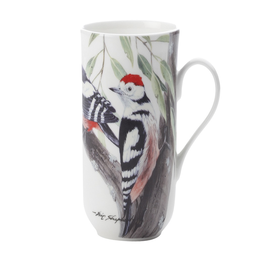 PBW1505.jpg MW BIRDS SPOT WOODPECKER MUG - Image 1