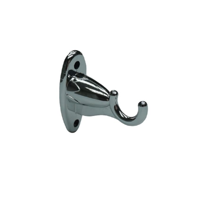 16MM ROUND PVC BKT - CHROME - Image 1