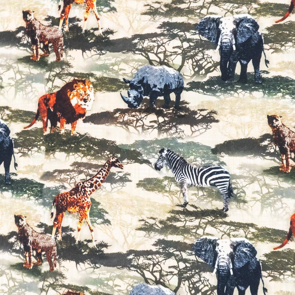 PCC255F11231.jpg PRINTED COTTON CANVAS - BIG FIVE - Image 1