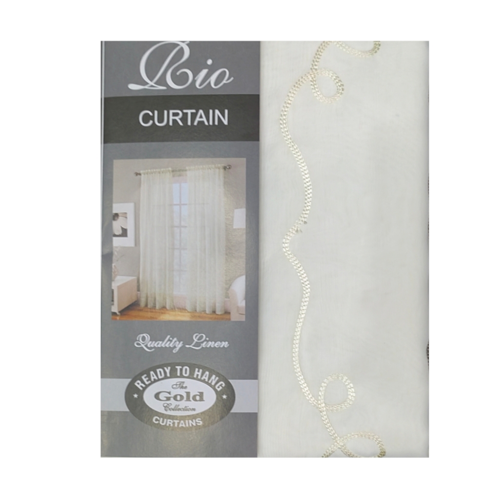 PCVT5FCR.jpg PLAIN CORNELLY VOILE TAPED-CREAM - Image 1