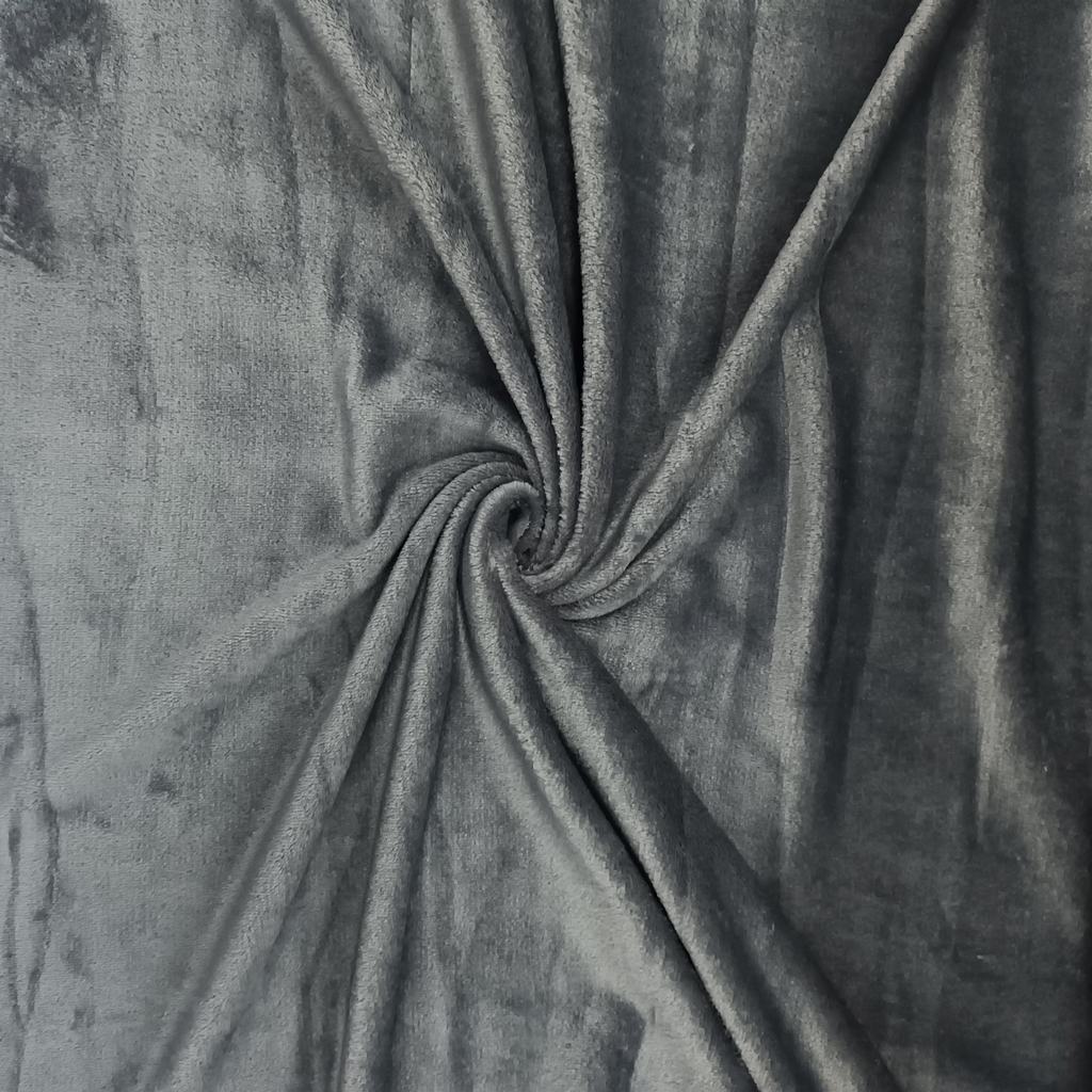 PFF15FGREY.jpg 150CM PLAIN MONGOLIAN FLEECE-GREY - Image 1