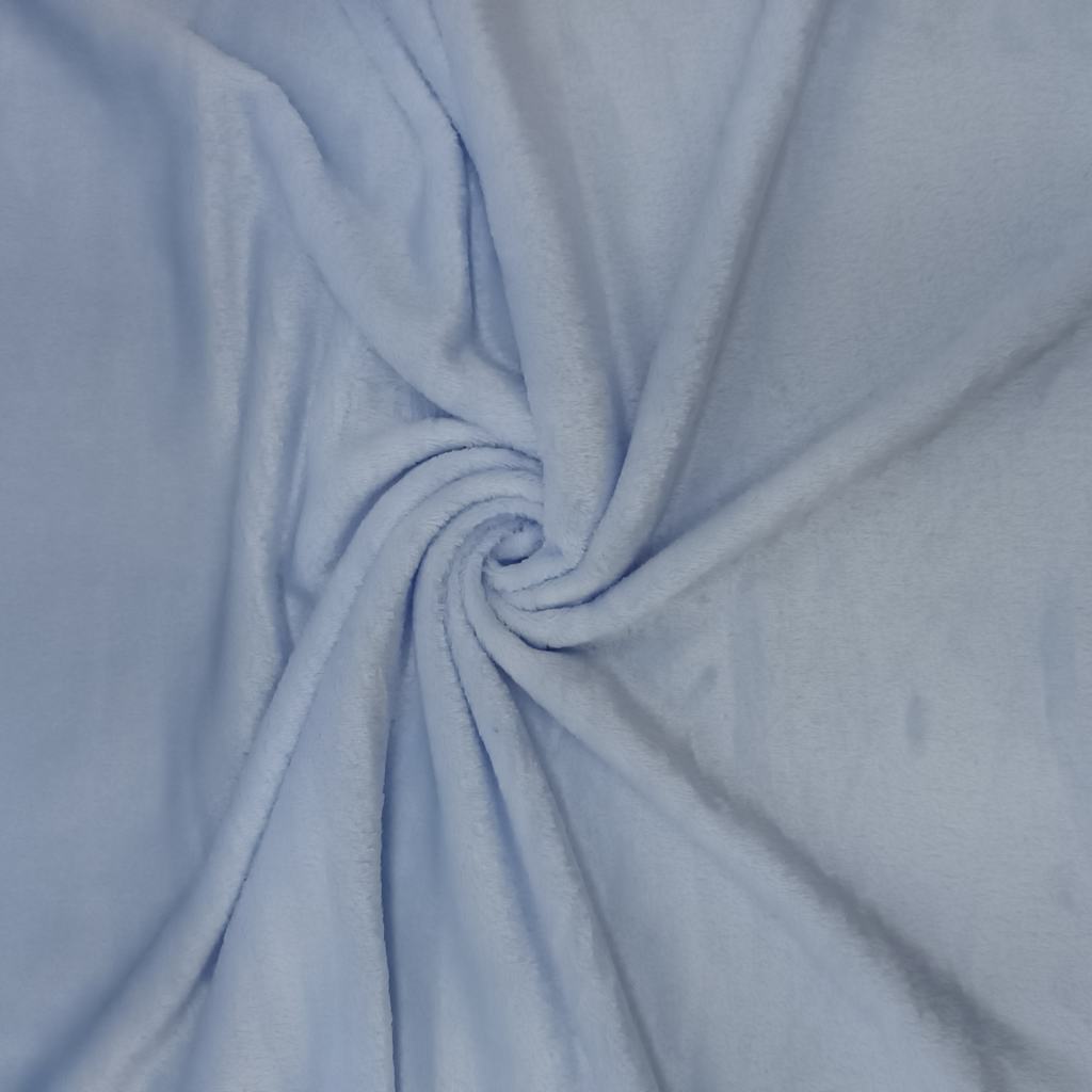 PFF15FPOWDER20BLUE.jpg 150CM PLAIN MONGOLIAN FLEECE-POWDER BLUE - Image 1