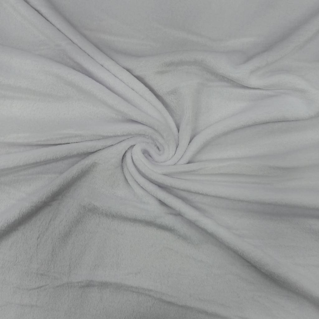PFF15FWHITE.jpg 150CM PLAIN MONGOLIAN FLEECE-WHITE - Image 1