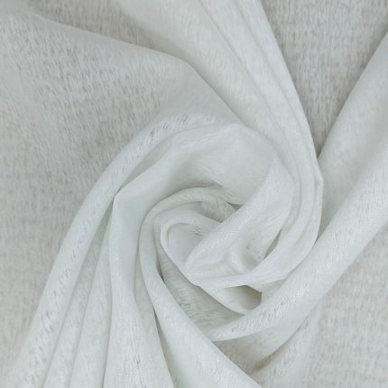 300CM PLAIN FROSTED VOILE CURTAIN-CHAMPAGNE