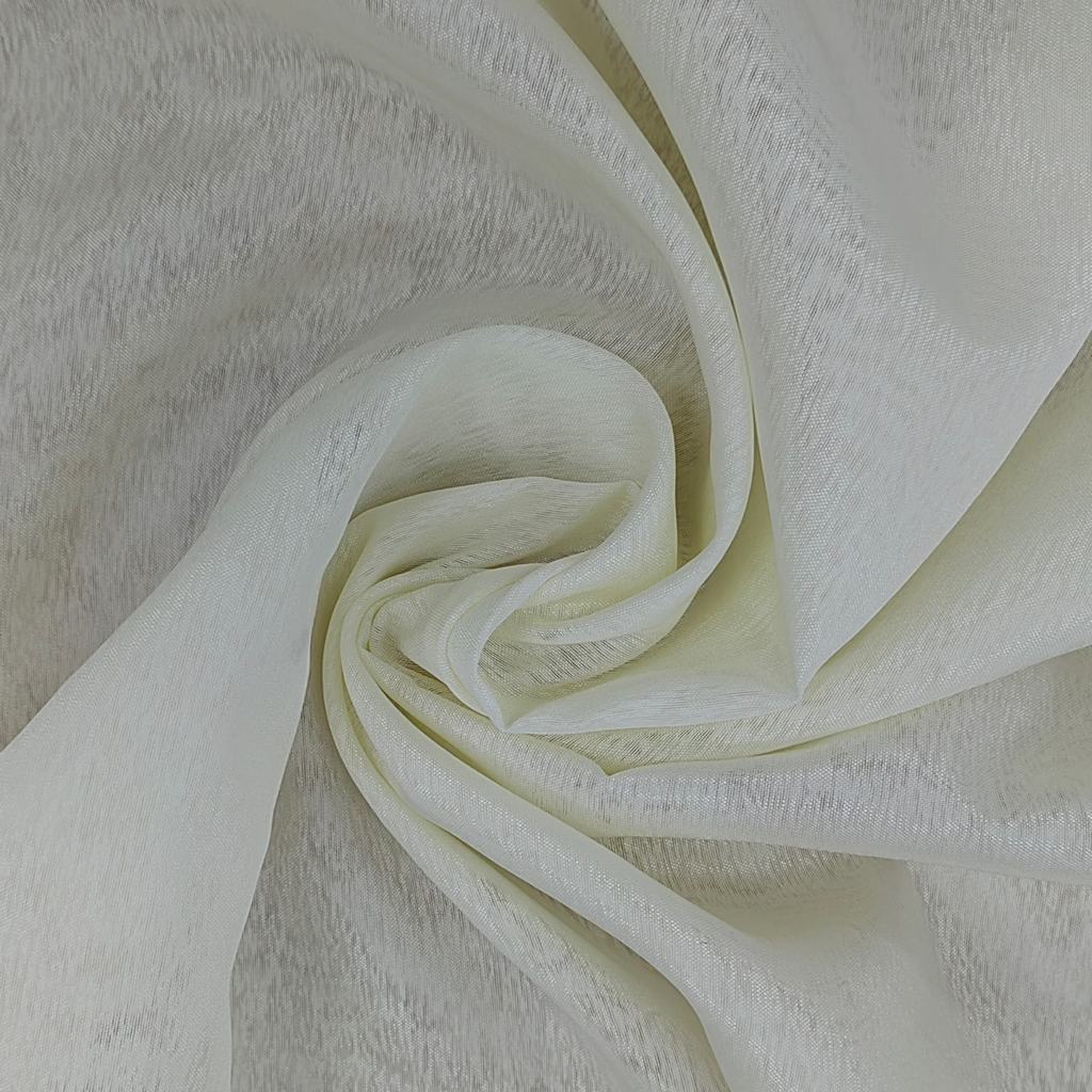 PFV5FWHT.jpg 300CM PLAIN FROSTY VOILE CURTAIN-WHITE - Image 1