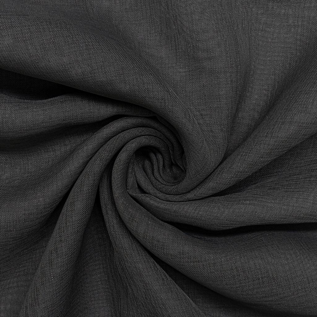 PLLV5FDARK20GREY233.jpg 280CM PLAIN LINEN VOILE-DARK GREY - Image 3