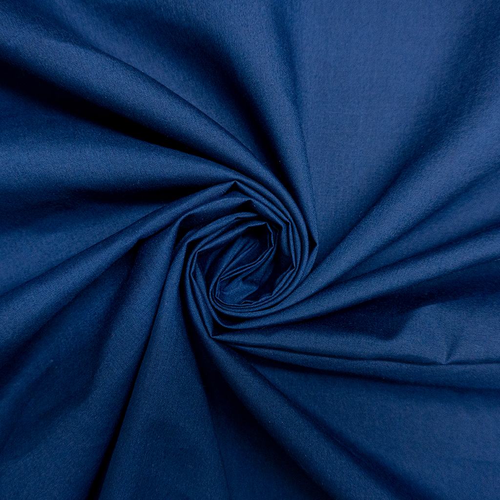 PPC5FNAVY231.jpg 115CM PLAIN POLY COTTON - NAVY - Image 1
