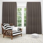 280CM PLAIN PRUSSIAN LINEN-BROWN - Image 2