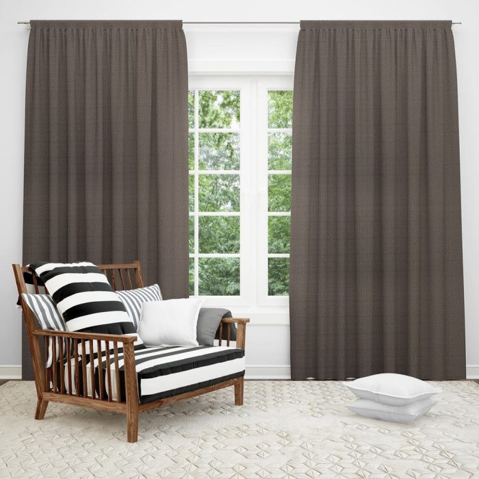 280CM PLAIN PRUSSIAN LINEN-BROWN - Image 2