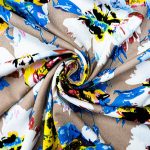 PRINTED RAYON LINEN ARTSY SANDSTONE - Image 2