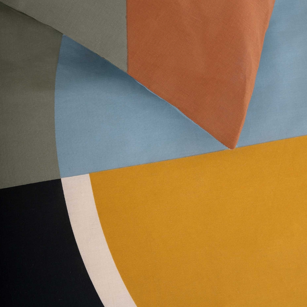 Q2DIDCSM232.jpg QUEEN INDIANA DUVET COVER SET MULTI - Image 2