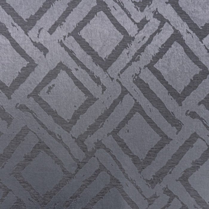 280CM DIAMOND JACQ. CURTAIN-DARK GREY - Image 1