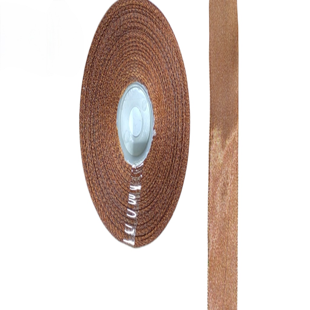 R25MM15FDB.jpg 25MM RIBBON P/M-DARK BROWN - Image 1