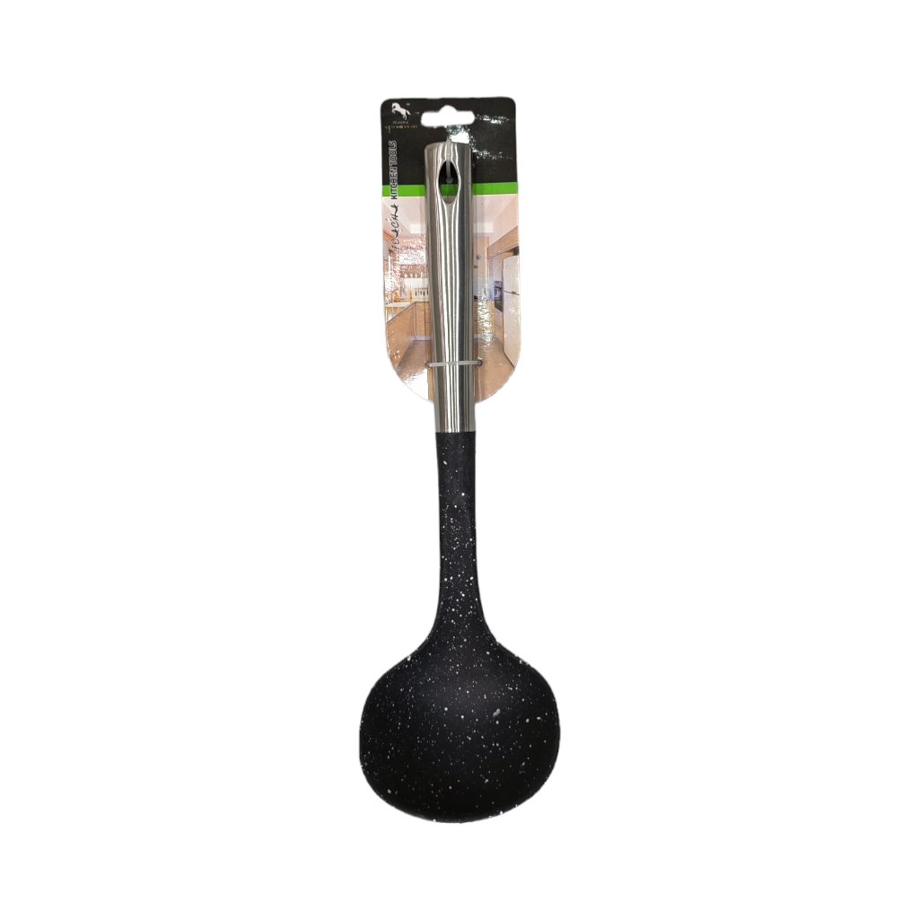 RB2DZX236.jpg SOUP LADDLE WITH WOODEN HANDLE - Image 1