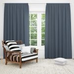 ROXANNE LINEN CURTAIN - JEAN BLUE - Image 2