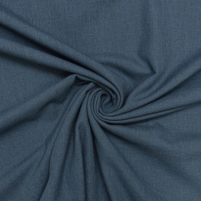 ROXANNE LINEN CURTAIN - JEAN BLUE - Image 3
