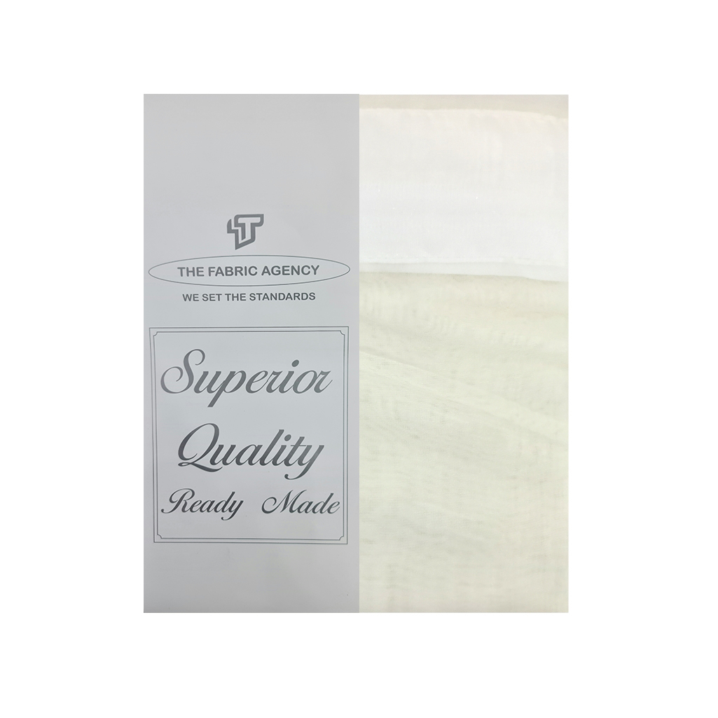 RMPV5FCR.jpg R/MADE PLAIN VOILE-CREAM - Image 1