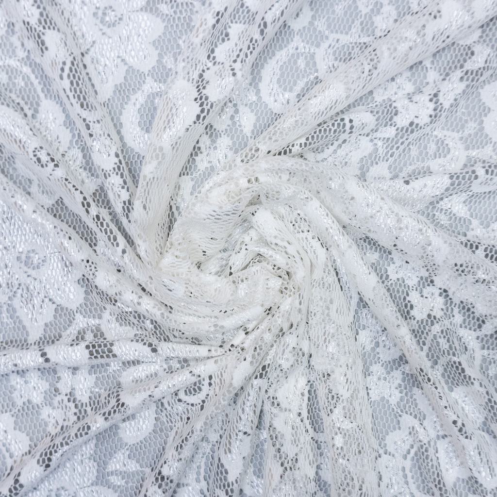 RT2D11715F4232.jpg STRETCH LACE- 1288D WHITE - Image 2