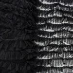 150CM RUFFLED TULLE (BLACK)