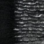 150CM RUFFLED TULLE (BLACK) - Image 2