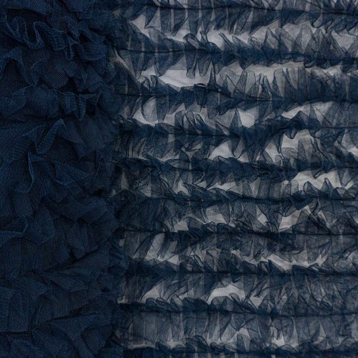 150CM RUFFLED TULLE (NAVY) - Image 1