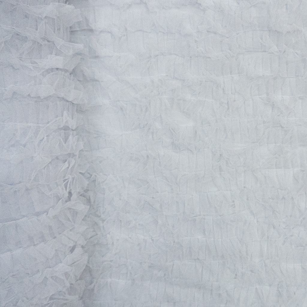 RT2D15FWHITE232.jpg 150CM RUFFLED TULLE (WHITE) - Image 2
