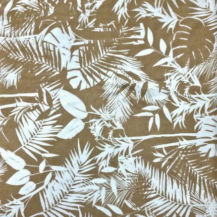 NYLON RAYON CRINKLE CREPE (150CM)(90 LT BROWN)