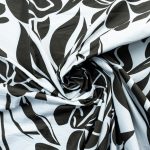 PRINTED COTTON POPLIN- OLIVE - Image 2