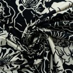 PRINTED COTTON POPLIN- BLACK - Image 2