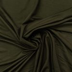 NYLON RAYON PIQUE KNIT OLIVE - Image 2