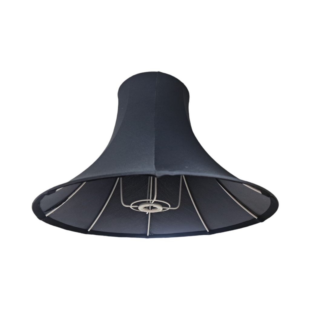 S53PC5F2.jpg S53 POLY COTTON LAMP SHADE DARK GREY - Image 1